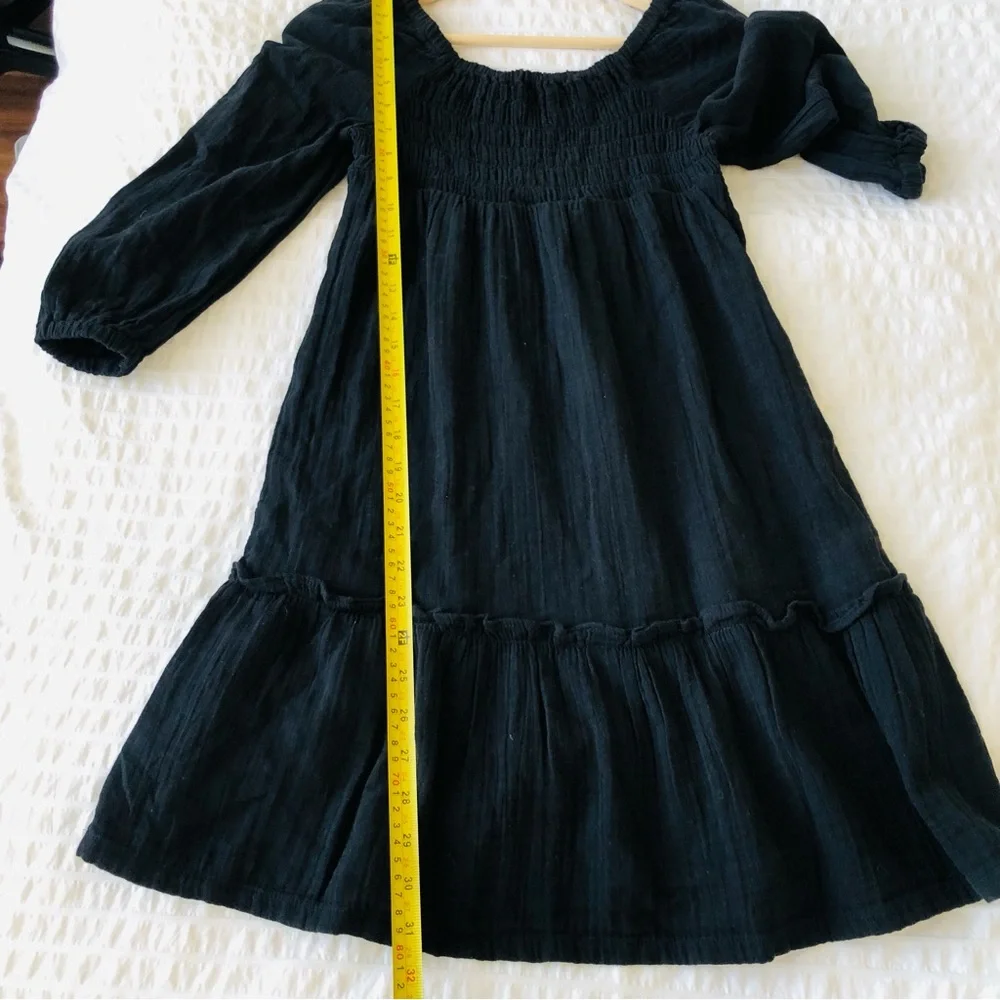 Old Navy Girls Printed Long-Sleeve Double-Weave Fit and Flare Dress for kids 10